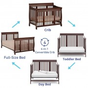 Storkcraft Tuscany 4-In-1 Convertible Crib - USED